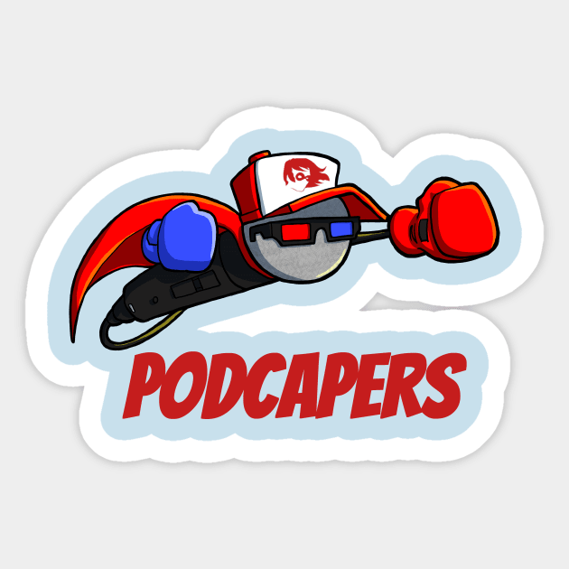 PodCapers Official Logo Sticker by A Place To Hang Your Cape